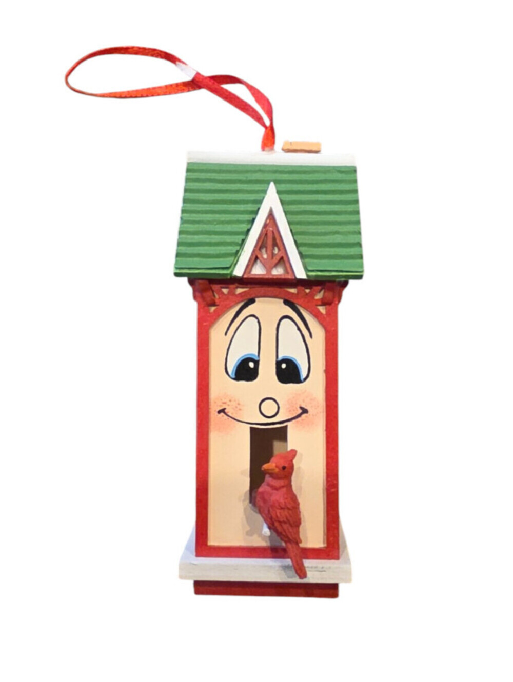 Kurt Adler Whimsical Wooden Birdhouse Ornament Wood Christmas